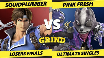 The Grind 242 Losers Finals - Pink Fresh (Wolf) Vs. Squidplumber (Richter) Smash Ultimate - SSBU