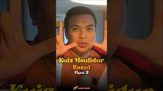 Apa nama anak-anak nabi Muhammad SAW? #lobakmerah #maulidnabi #kuiz