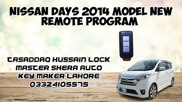 key programming Nissan days 2014 model add new remote #nissan #remote #program SHERA AUTO KEY MAKER