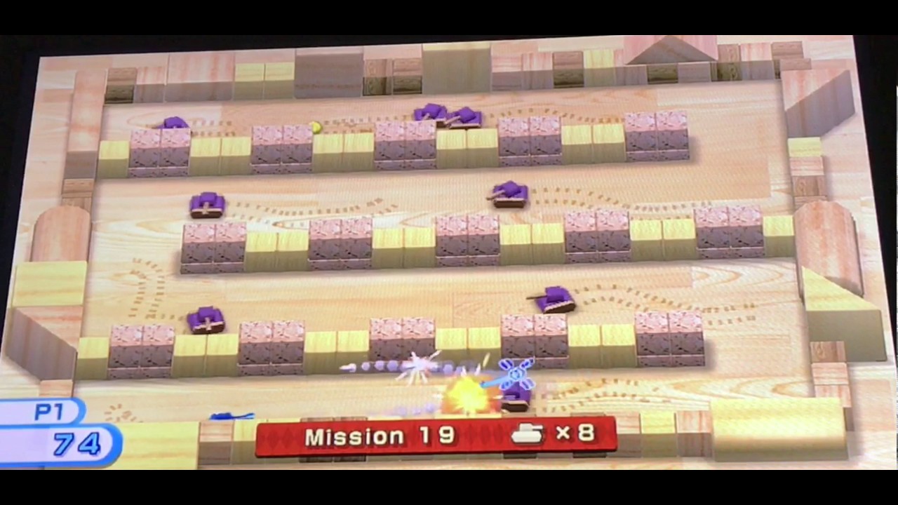 wii play tanks levels