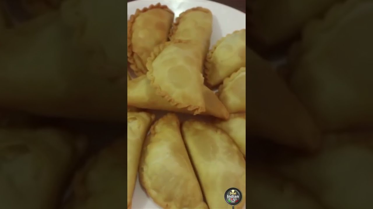 Holi Special Gujiya Recipe #shorts | Desi Indian Food