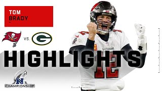 Tom Brady the GOAT Let's Rip w\/ 3 TDs to Go to the Super Bowl Once More | NFL 2020 Highlights