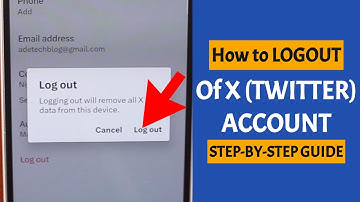 How to Logout of X  (Twitter) Account on Android and iPhone