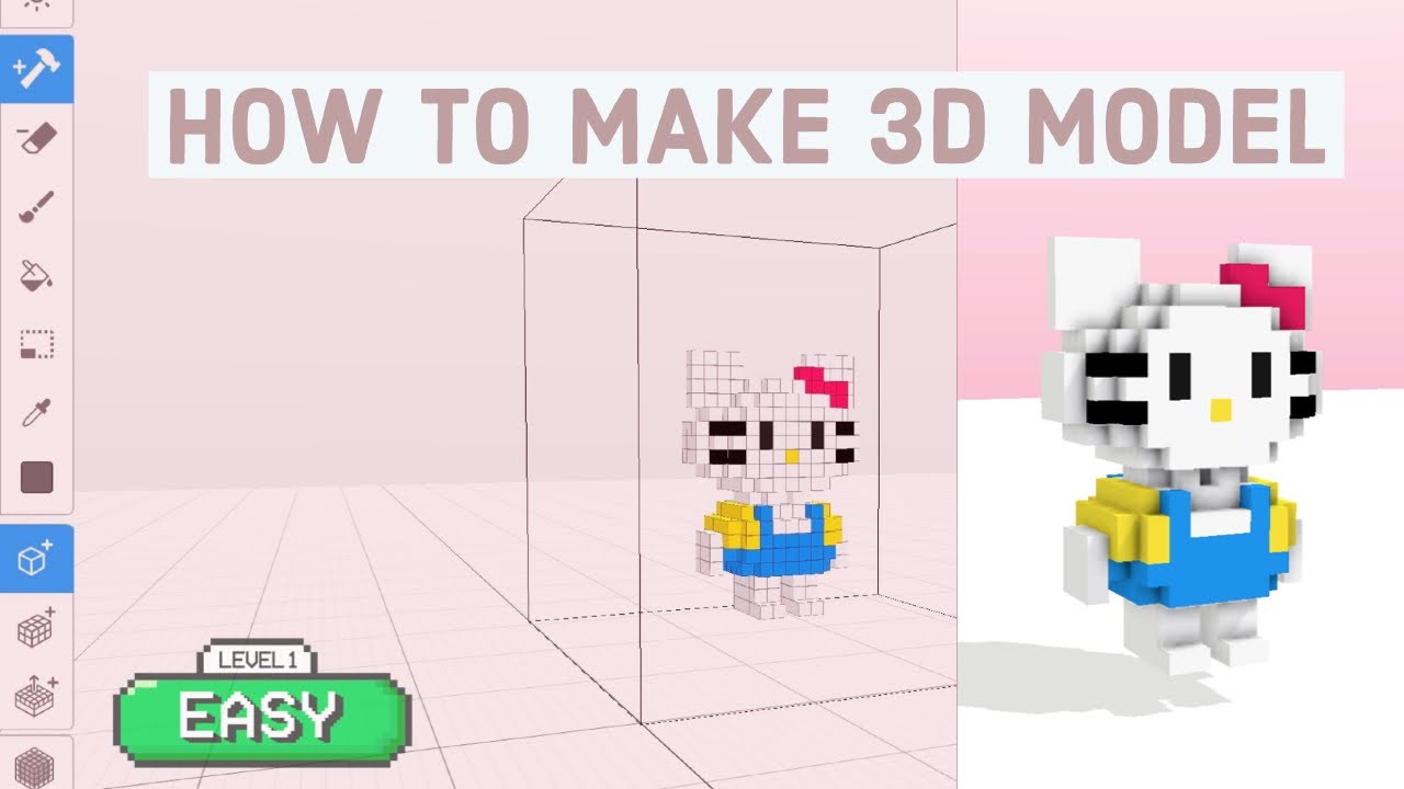 How to Make a Pixel Art Cat - Mega Voxels