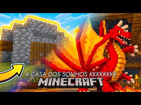 I FACED A DRAGON AND BUILT MY DREAM HOUSE! LOL - MINECRAFT WITH MODS (EP.3)