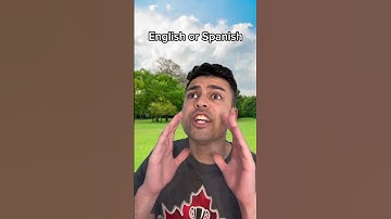 Thumbnail of English or Spanish #shorts