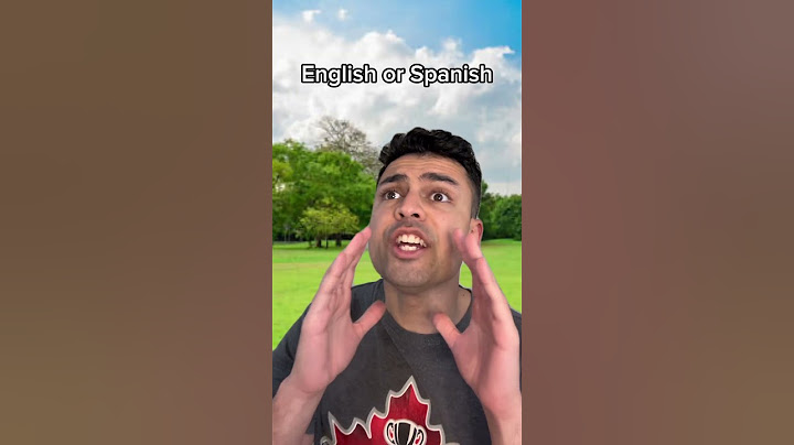 English or Spanish #shorts