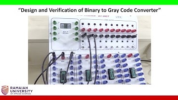 Design, Construct And Verify A Binary To Gray Code Converter {L}