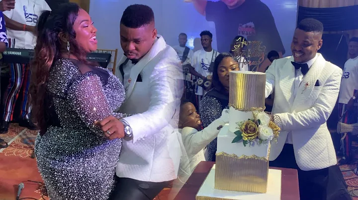 AWWW MOMENT! WOLI ÀGBÁ & HIS WIFE’S ROMANTIC DANCE AND CAKE CUTTING!