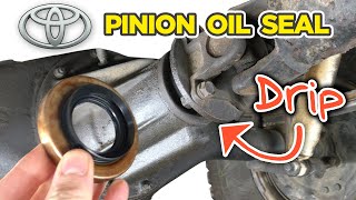 How to Replace Toyota Pinion Oil Seal in Rear Differential/3rd Member