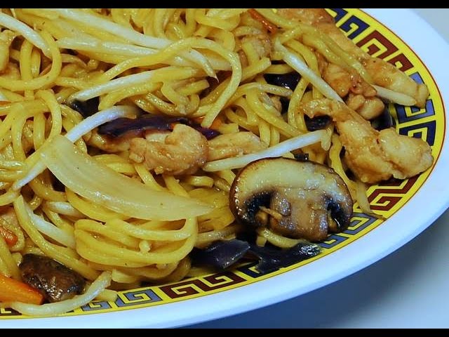 How to Stir Fry: Satay Chicken Chow Mein ( Noodle ) | HAPPY WOK