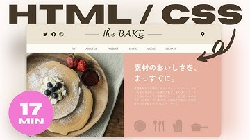 【初心者向け】コーディング作業フル公開 How to make a web page using HTML and CSS.