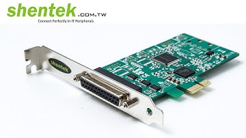 1 port Parallel PCI Express PCIe card Standard and Low Profile Bracket shentek 52011