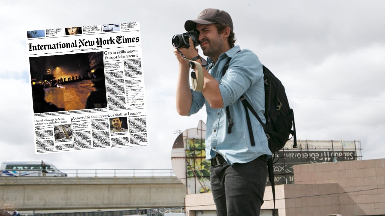 Getting a Photo on the Front Page of the New York Times