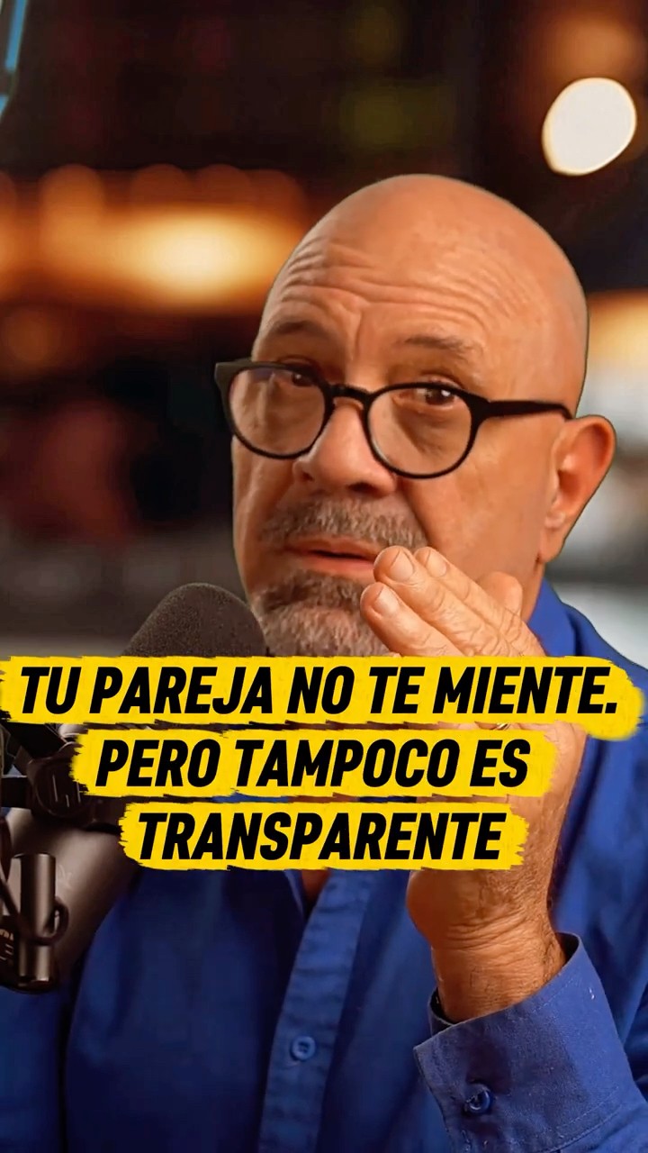 No me mientes… pero me ocultas