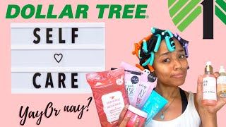 I WENT TO DOLLAR TREE  FOR A SELF CARE DAY: VLOG! Guess What I Found!