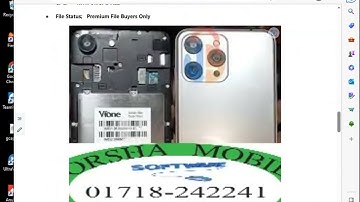 Vfone Star 10 Prime Plus Flash File 100% Tested Update Firmware OK