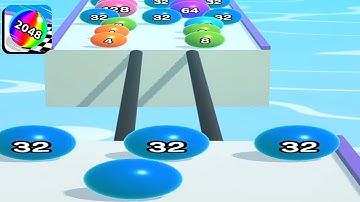 Ball Run 2048 || Max Level!!! All Level Gameplay Android,iOS New Update!!! (66-70)