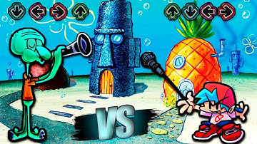 FNF Character Test | Gameplay VS Playground | Squidward Night Funkin