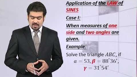 Math - Fsc Part 1 Chapter 12 Solution Of Oblique Triangles 1- Math