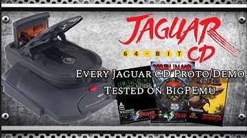 All Prototype Atari Jaguar CD Games (BigPEmu Emulation using Atari VCS hardware in 2023)