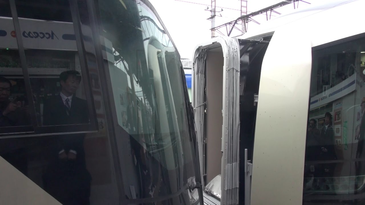 特急リバティ下今市駅で併結&分割