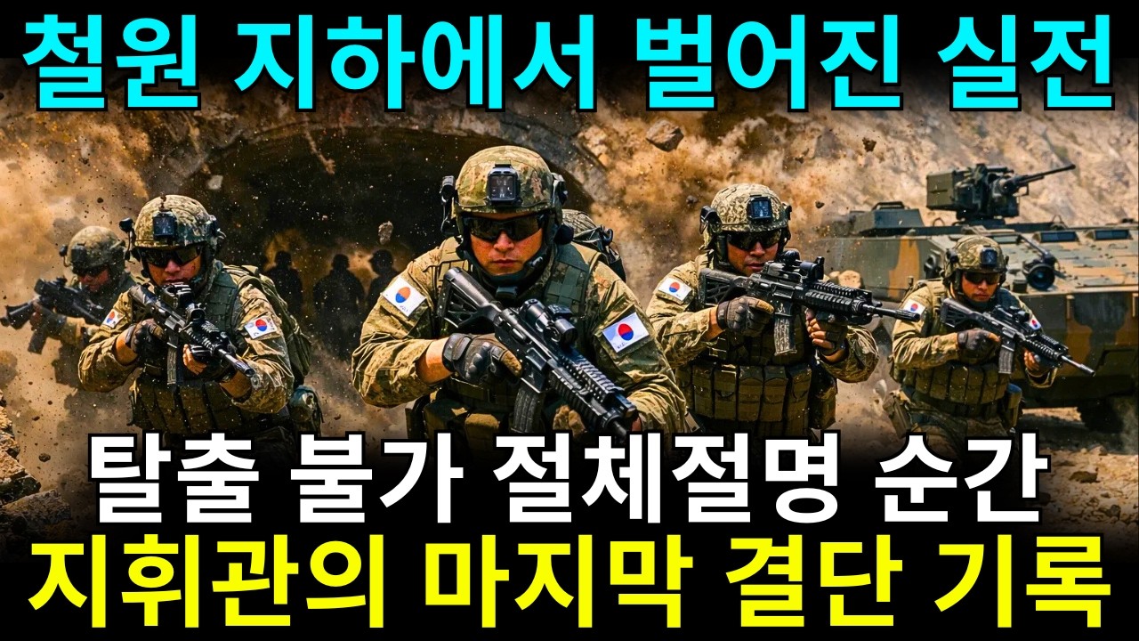 강원도 철원 제4땅굴 실전 교전 기록  특수전 수색팀 2026 새벽 작전의 진실