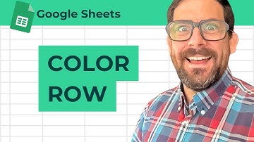 How To Color Code Drop Down List for Whole Row in Google Sheets
