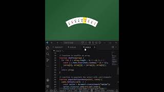 How to create Deck of Cards by using HTML,CSS and JAVASCRIPT in VS code.