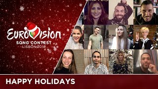 The Eurovision Song Contest stars wish you happy holidays!