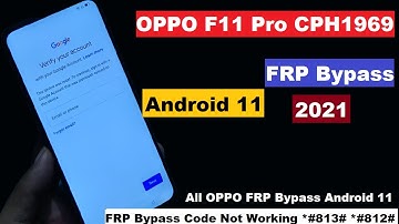 OPPO F11 Pro CPH1969 FRP Bypass Android 11 Without PC 2021 Shri_Telecom
