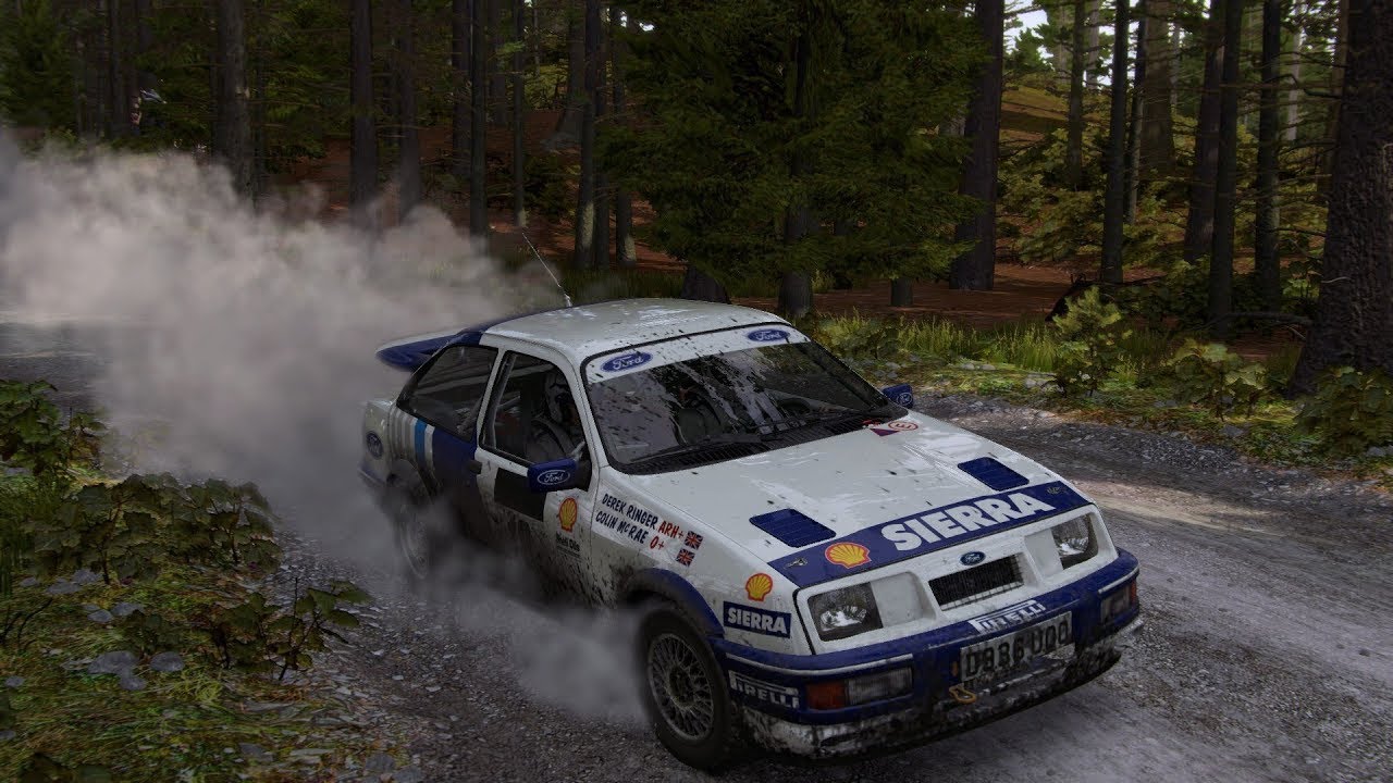DiRT Rally Wales Ford Sierra Cosworth RS500 - YouTube