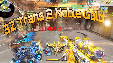 CF Mobile: 3Z Trans 2 Noble Gold spelen in de Zombie-modus is uniek, vul het spel aan en controle...