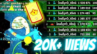 1,500,000.000 Score ⚡ 25,000,000.000 Rating 🚫 No Dungeon❗Little Big Snake Farming 😎 Insecto Farm God