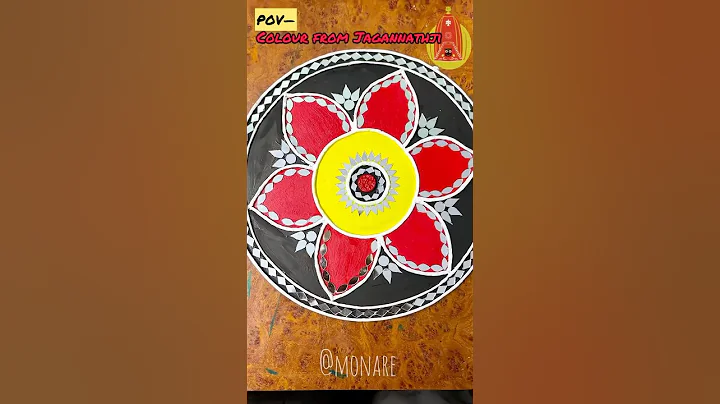 Jay Jagannath 🎨🖌️🌻#art #trending #shortvideo #shorts #jagannath #lippanart #wallhanging #viral