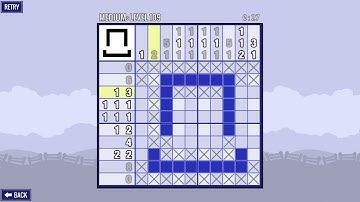 Picross Touch (Medium Level 109) Gameplay and Tutorial