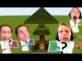 WHO MAKES THE BEST TREE HOUSE in Minecraft Gaming w/ The Norris Nuts