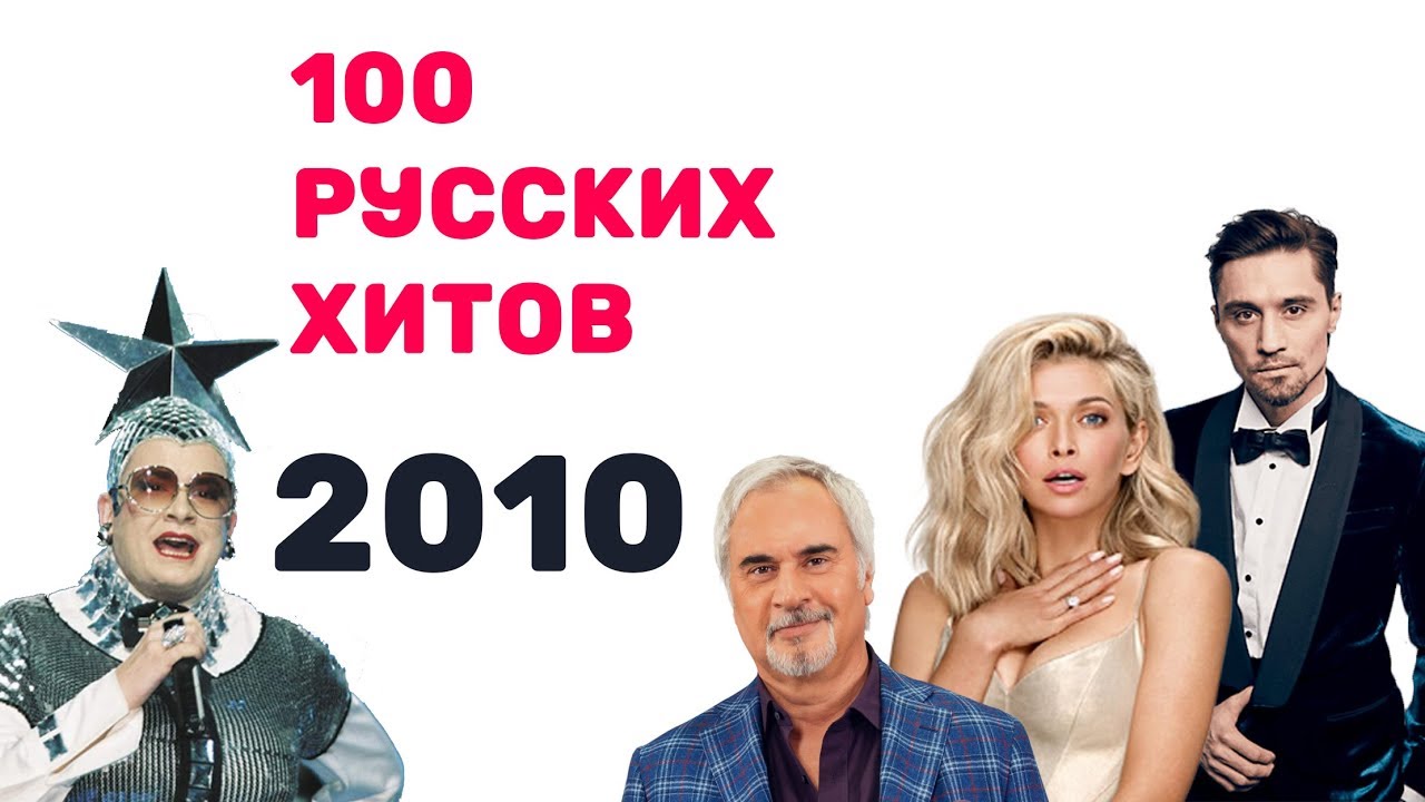 Песни 2010 х слушать. 100 Русских хитов. Хиты 2010. 100 Русских хитов года andjoy. Русские хиты 2010 года.