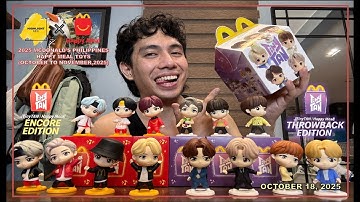 2025 McDonalds BTS TinyTan Happy Meal (TinyTAN Encore Edition McDonalds Toys) PH Version
