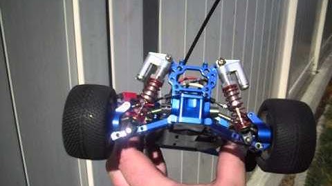 RC18T all Aluminum running a Mamba brushless Motor and 11.1 V 3 Cell Lipo