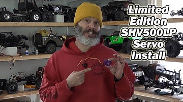 Pretty And Powerful! Limited Edition SHV500LP RC Crawler Servo Install - Holmes Hobbies