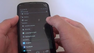 Google Nexus 4: How to Enable/Disable Keyboard Sound When You Type