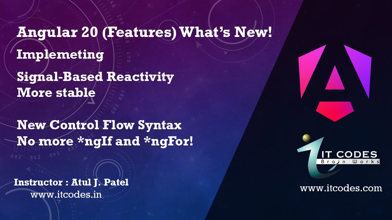 🔥 Angular 20 New Features Explained | Signals, Standalone Components, Control Flow & More!