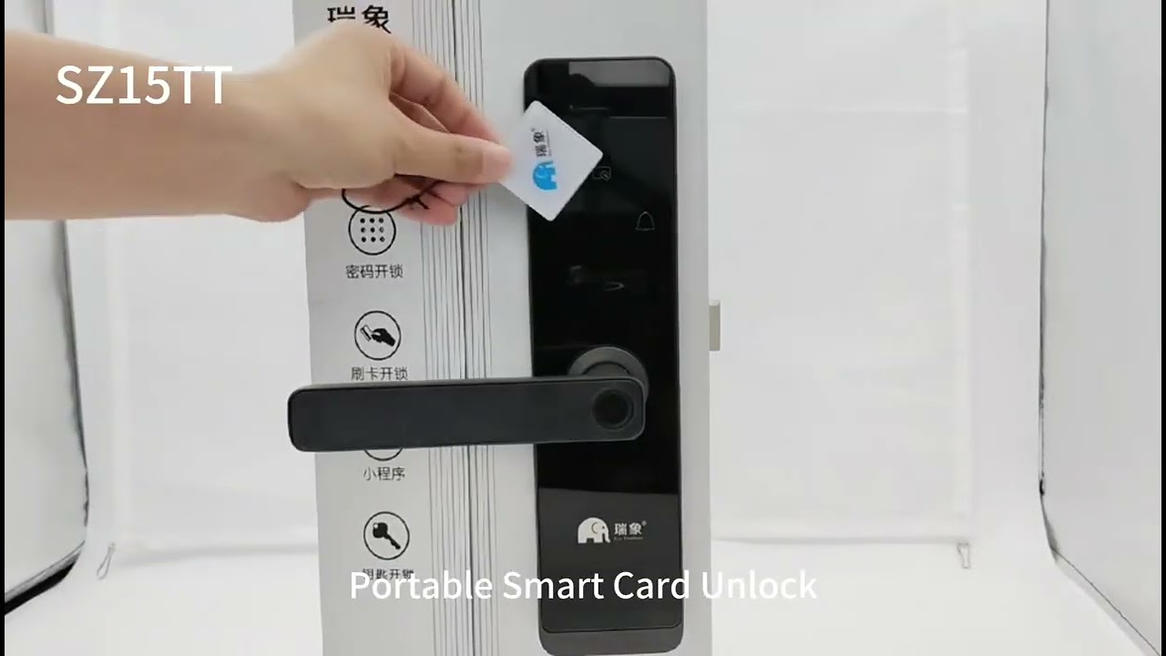 SZ15 Tuya WiFi Multiple Unlocking Fingerprint Lock, Smart Lock With APP Password Door Lock