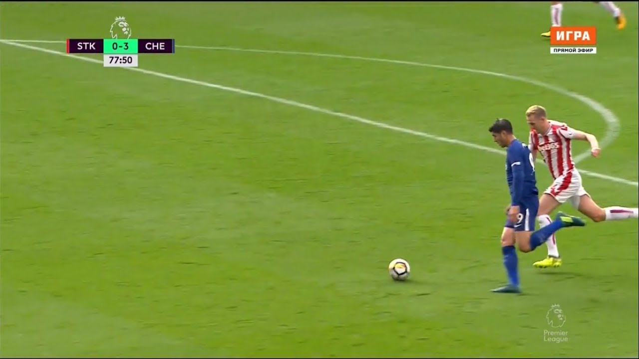 Alvaro Morata vs Stoke City (Away) 23/09/17 HD