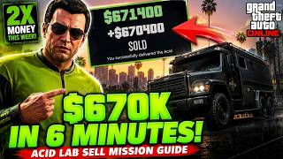 Make $670K FAST with Acid Lab This Week! GTA Online 2X Money Guide