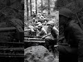 American soldiers of the 1st Infantry Division in defensive positions in the Hürtgen Forest, 1944