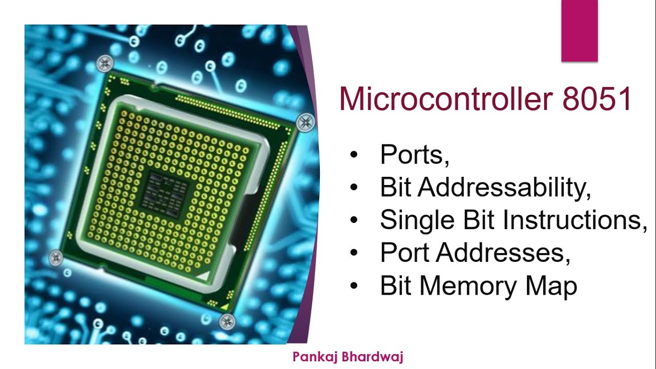 KEE602 Microcontroller 8051 Ports Bit Addressability Single Bit Instruction Port Address Bit Memory