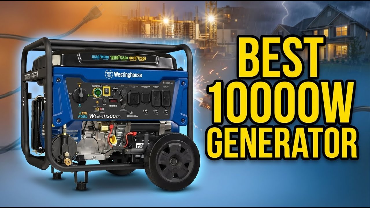Best 10000 Watt Generator 2026: Top 5 Portable Power Solutions for Home Backup & Emergencies
