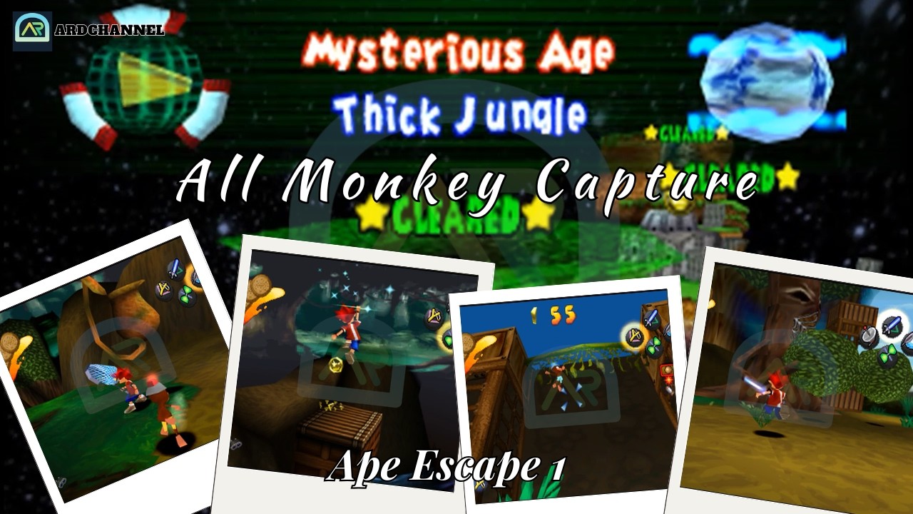 Mysterious Age - Thick Jungle [ All Monkey Capture ] Ape Escape 1 - YouTube